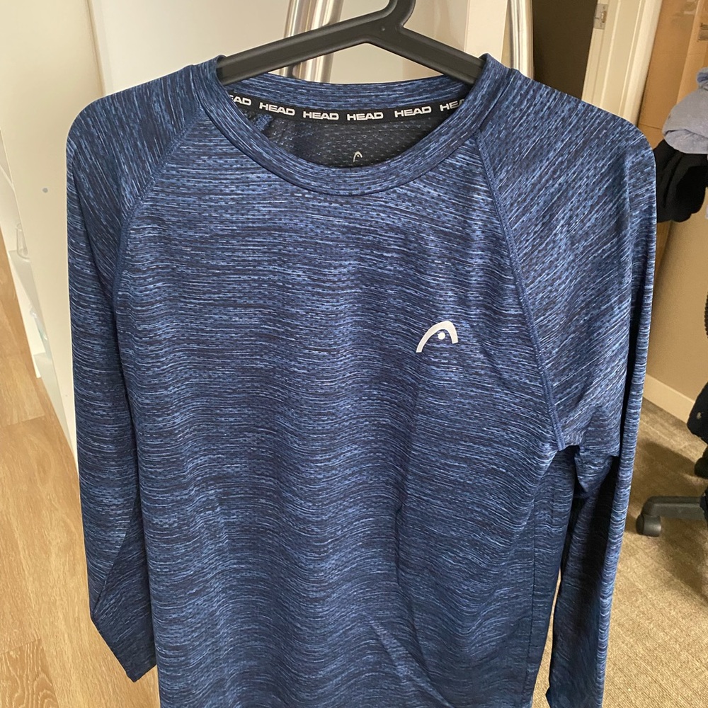 HEAD Men's Blue Long Sleeve Tee